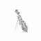 Floral Bouquet Crystal Rhinestone Brooch Pin For Bridal DIY Crafts 4 1/2 Inch X 2 1/2 Inch